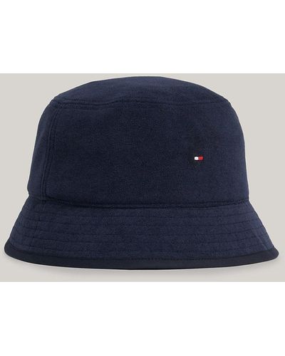 Tommy Hilfiger Bob à drapeau brodé - Bleu