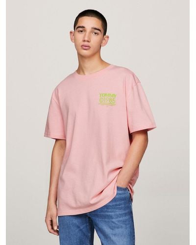 Tommy Hilfiger 1985 Collection Back Logo T-shirt - Pink