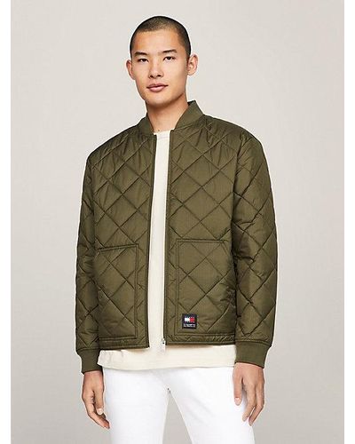 Tommy Hilfiger Quilted Bomberjack - Groen
