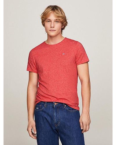 Tommy Hilfiger Camiseta Classics de corte slim - Rojo