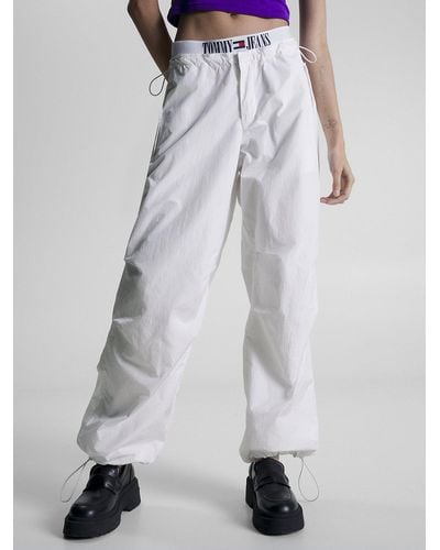 Tommy Hilfiger Parachute Wind-pant Trousers - Grey