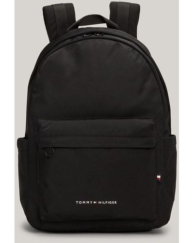 Tommy Hilfiger Logo Small Dome Backpack - Black