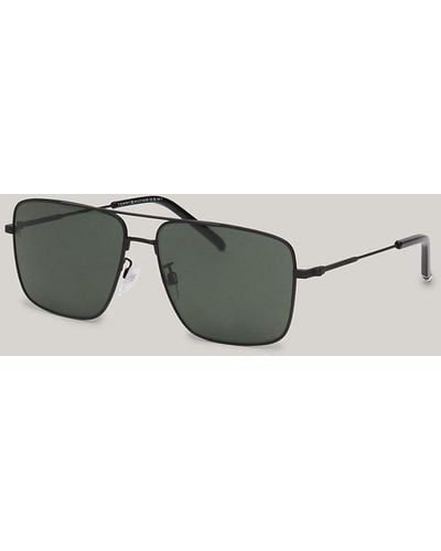 Tommy Hilfiger Stainless Steel Navigator Sunglasses - Multicolour