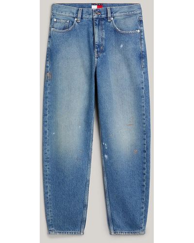 Tommy Hilfiger Dual Gender Wide Tapered Jeans - Blue