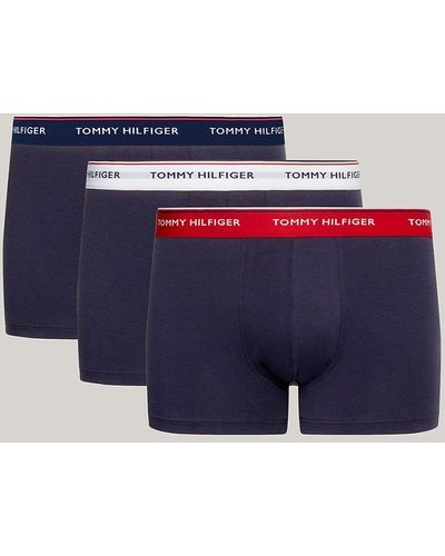 Tommy Hilfiger Lot de 3 boxers Premium Essential - Bleu