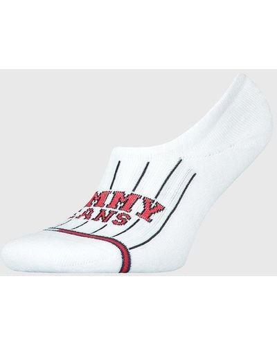 Tommy Hilfiger 1-pack Logo Footie Socks - White