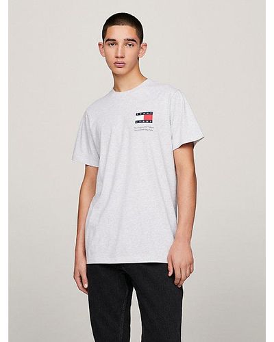 Tommy Hilfiger Essential Slim Fit T-shirt Met Logo - Wit