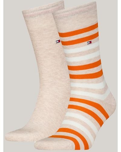 Tommy Hilfiger 2-pack Duo Stripe Socks - Grey