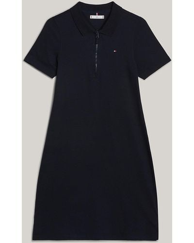 Tommy Hilfiger Robe polo moulante 1985 Collection Adaptive - Noir