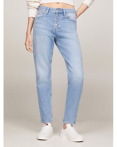 Tommy Hilfiger Izzie High Rise Slim Ankle Jeans - Blue