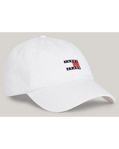 Tommy Hilfiger Heritage Baseball-Cap mit aufgesticktem Logo - Natur