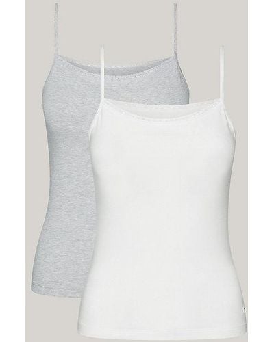 Tommy Hilfiger Pack de 2 camisetas Premium Essential - Blanco