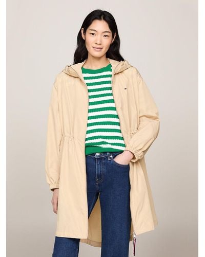 Tommy Hilfiger Relaxed Windbreaker Parka - Natural