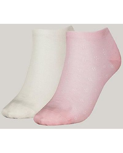 Tommy Hilfiger Pack de 2 pares de calcetines tobilleros - Rosa