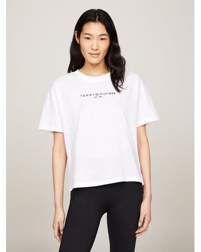Tommy Hilfiger Sport Essential Th Cool Relaxed T-shirt - White
