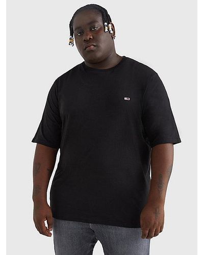 Tommy Hilfiger Camiseta Classics Plus en algodón orgánico - Negro
