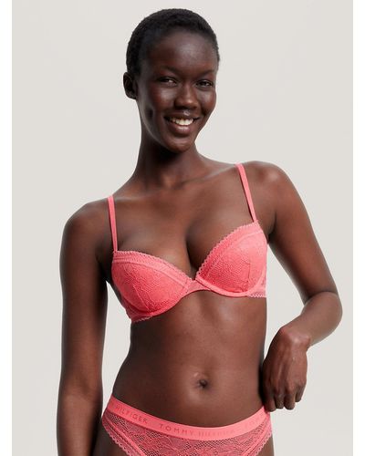 Tommy Hilfiger Soutien-gorge push-up rembourré - Rouge