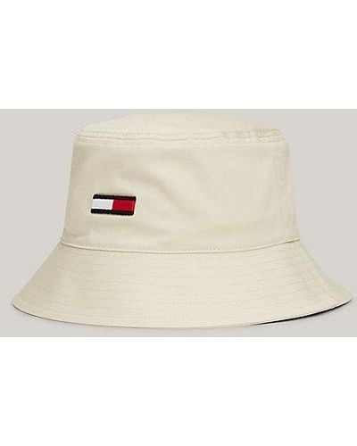 Tommy Hilfiger Sombrero de pescador con logo bordado - Neutro