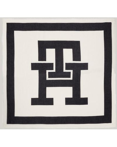 Tommy Hilfiger Sport Th Monogram Square Scarf - Multicolour