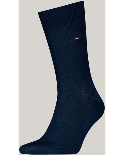Tommy Hilfiger 1-pack Herringbone Socks - Blue