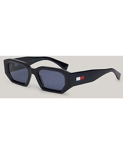 Tommy Hilfiger Sonnenbrille mit kleinen, achteckigen Gläsern - Blau