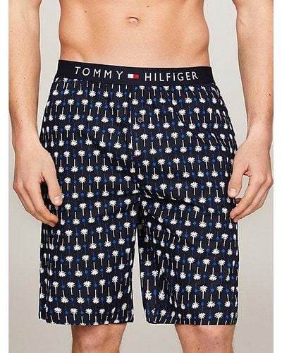 Tommy Hilfiger TH Original Pyjama-Shorts - Blau