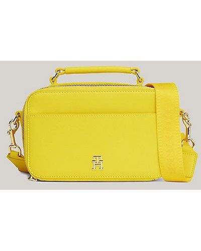 Tommy Hilfiger Iconic Crossbody-cameratas - Geel