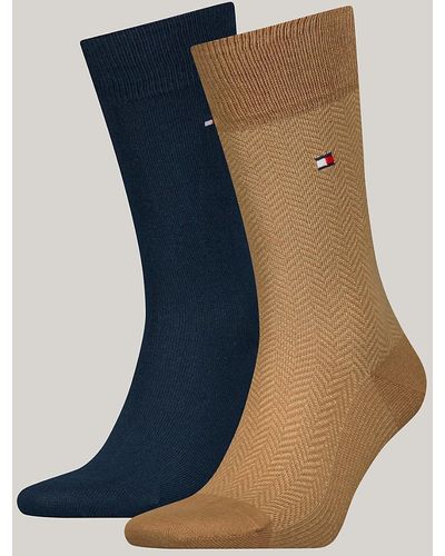 Tommy Hilfiger 2-pack Classics Herringbone Socks - Blue