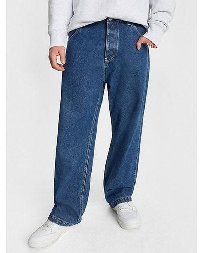 Tommy Hilfiger Adaptive Aiden baggy Jeans - Blauw