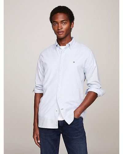 Tommy Hilfiger Camisa 1985 Collection TH Flex - Blanco