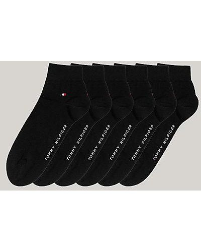 Tommy Hilfiger Pack de 6 pares de calcetines tobilleros - Negro