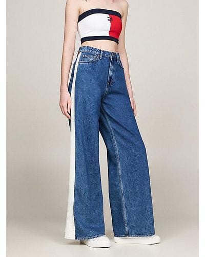 Tommy Hilfiger Archive Claire Jeans mit hohem Bund - Blau