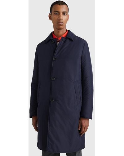 Tommy Hilfiger Padded Trench Coat - Blue