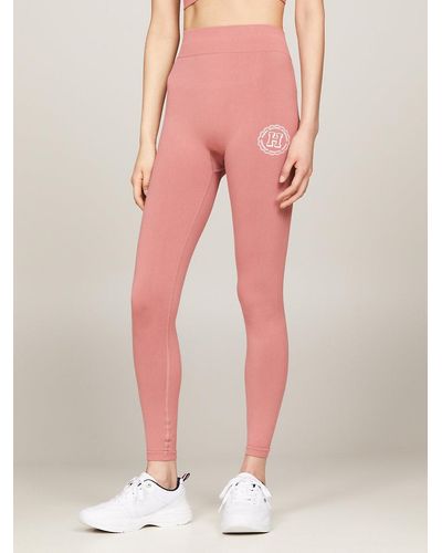 Tommy Hilfiger Legging de sport long sans coutures - Rose