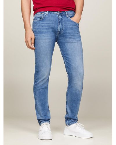 Tommy Hilfiger Houston Tapered Faded Jeans - Blue
