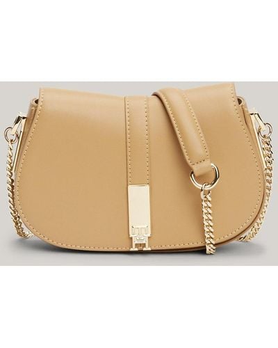 Tommy Hilfiger Heritage Chain Crossover Bag - Natural