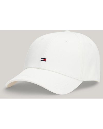 Tommy Hilfiger Essential Flag Embroidery Baseball Cap - White