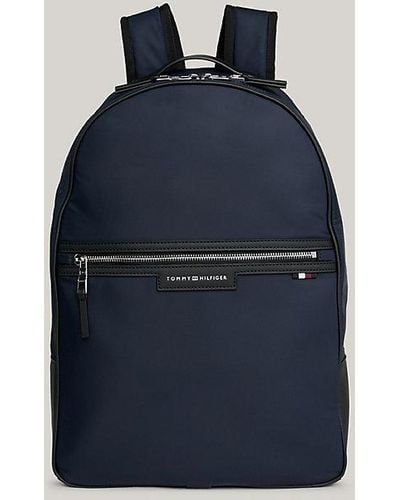 Tommy Hilfiger Mochila Urban con logo - Azul