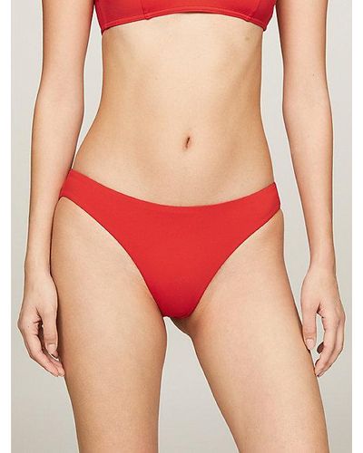 Tommy Hilfiger Parte inferior de bikini Heritage - Rojo