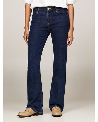 Tommy Hilfiger Mid Rise Bootcut Jeans - Blue