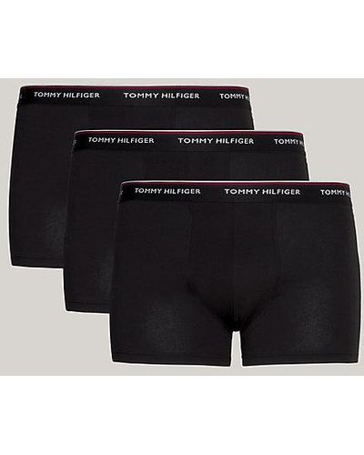 Tommy Hilfiger Plus Premium Essential Set Van 3 Boxershorts - Zwart