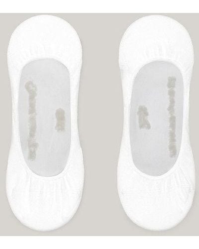 Tommy Hilfiger Pack de 2 pares de calcetines invisibles - Blanco