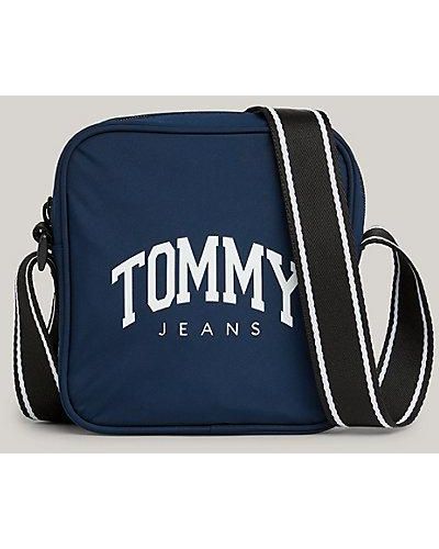 Tommy Hilfiger Bolso reporter Prep con logo - Azul