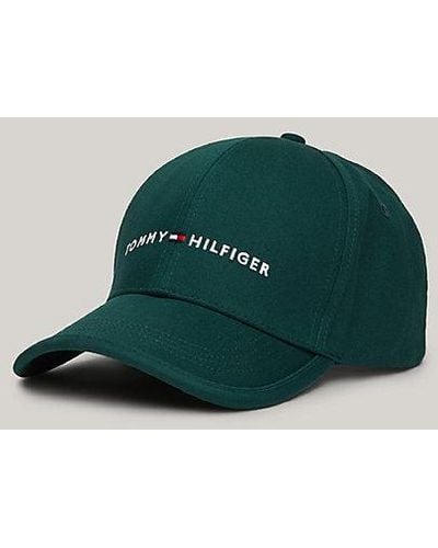 Tommy Hilfiger Baseball-Cap mit Kontrast-Besatz - Grün