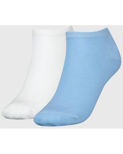 Tommy Hilfiger 2-pack Flag Trainer Socks - Blue