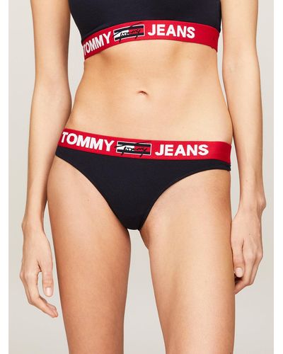 Tommy Hilfiger String à ceinture logo - Rouge
