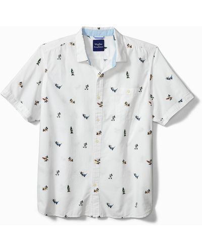 Tommy Bahama White Chicago Cubs Go Big Or Go Home Camp Button-up