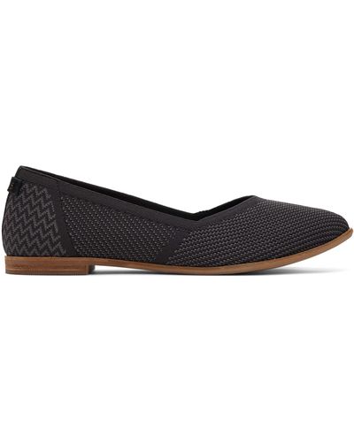 TOMS Soft Knit Flats Jutti Neat - Black