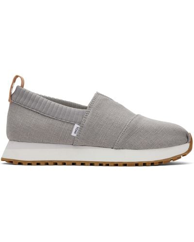 TOMS Vegan Trainer Heritage Canvas Resident - White