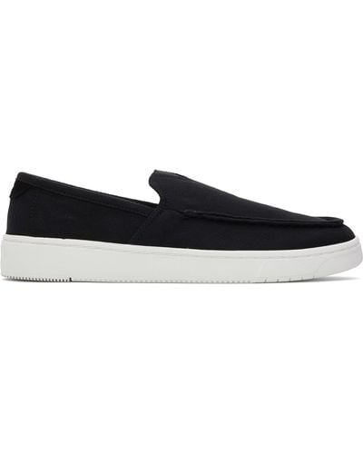 TOMS Recycled Cotton Comfortable Loafer Trainer Sole - Black